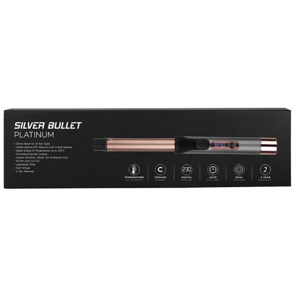 Silver Bullet Platinum 25mm Curling Iron For Discount