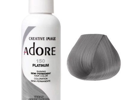 Adore Semi Permanent Hair Colour - Platinum 150 118ml For Cheap