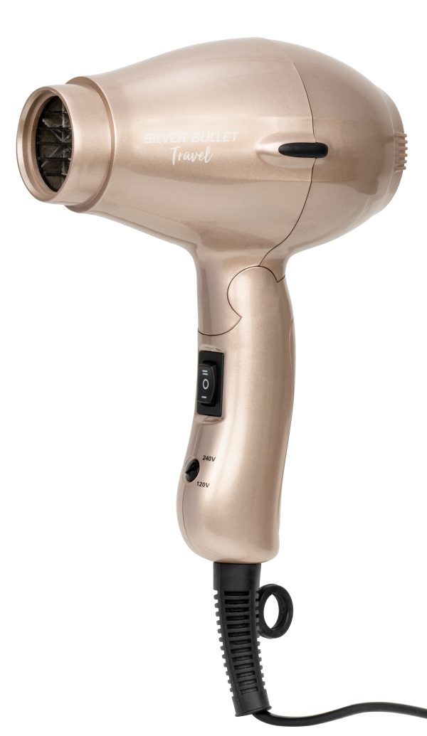 Silver Bullet Runway Travel Dryer 1200W - Champagne Hot on Sale