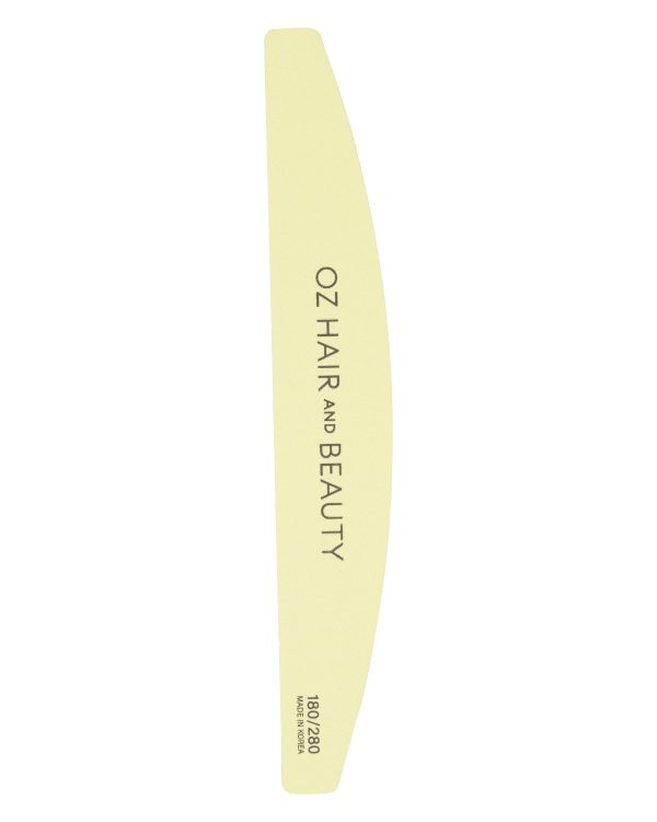 Oz Hair And Beauty Essentials Nail File and Buffer - Yellow on Sale