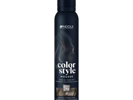 Indola Colour Style Mousse - Dark Ash 200ml Cheap