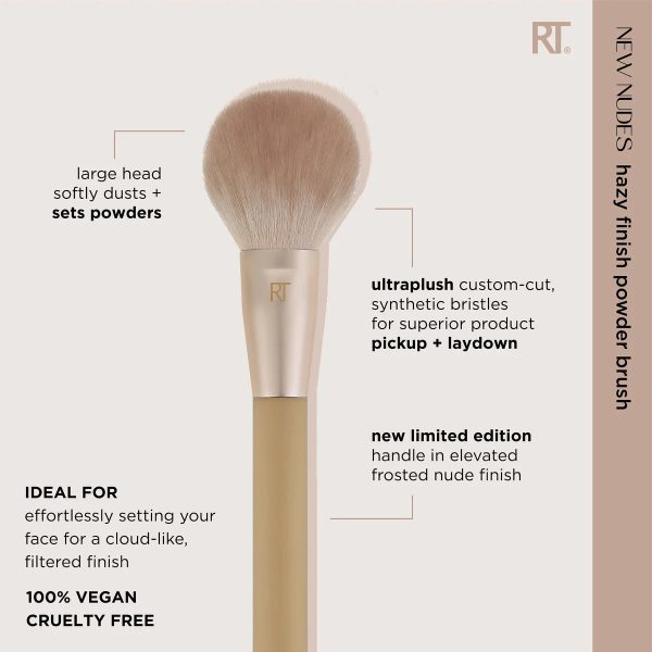 Real Techniques New Nudes Hazy Finish Powder Brush Cheap