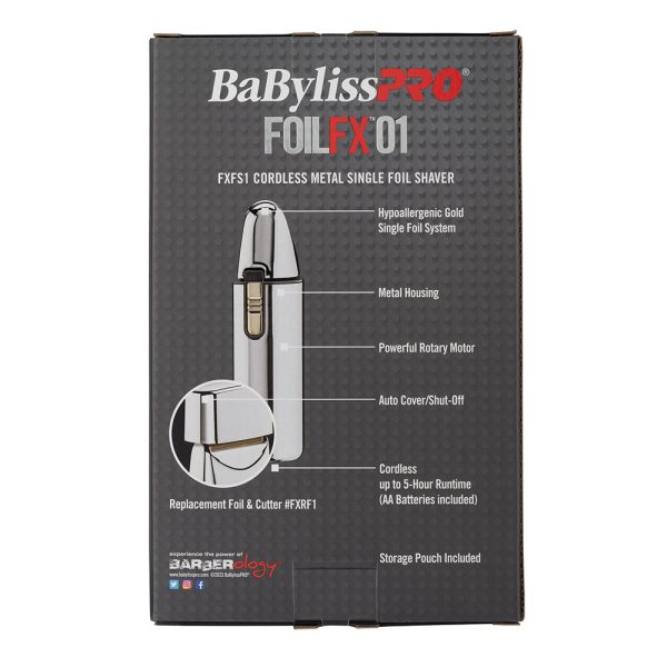 BaBylissPRO Silver Single Foil Shaver Online Sale