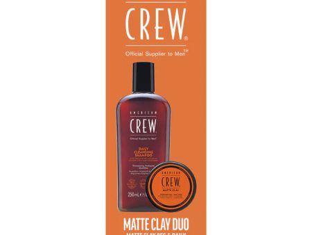 American Crew Matte Clay & Daily Cleansing Shampoo Duo Pack For Sale