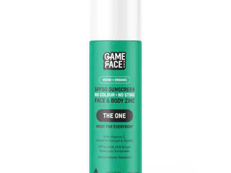 Game Face Pro  The One  Everyday SPF50 Sunscreen Face & Body 70g Online Sale