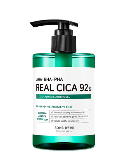 Some By Mi AHA BHA PHA Real Cica 92% Cool Calming Soothing Gel 300ml Discount