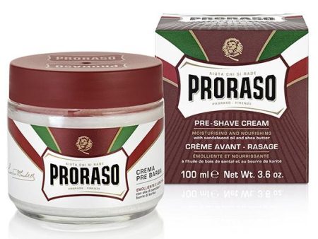 Proraso Pre-Shave Cream Tub Coarse Beards 100ml Online Hot Sale