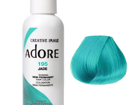 Adore Semi Permanent Hair Colour - Jade 195 118ml Supply