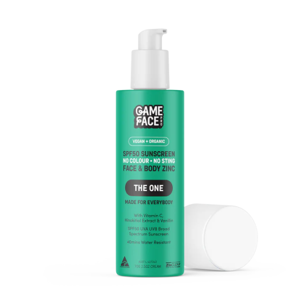 Game Face Pro  The One  Everyday SPF50 Sunscreen Face & Body 70g Online Sale