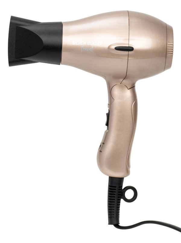 Silver Bullet Runway Travel Dryer 1200W - Champagne Hot on Sale