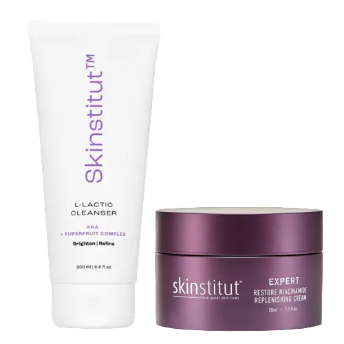 Skinstitut L-Lactic Cleanser and Expert Restore Cream Bundle Sale