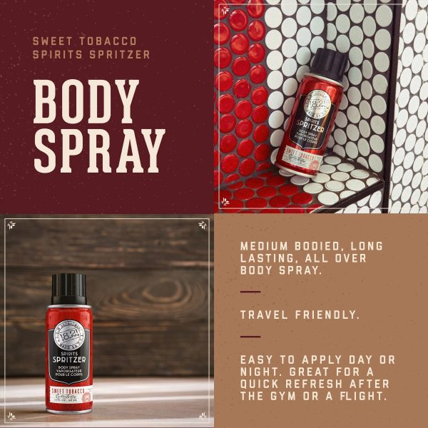 18.21 Spirits Spritzer Body Spray 100ml - Sweet Tobacco Online Sale