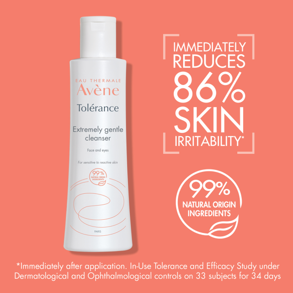 Avène Tolerance Extremely Gentle Cleanser 200ml - Cleanser for Hypersensitive Skin Online Hot Sale