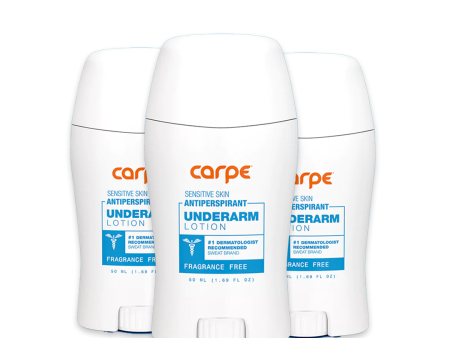 Carpe Antiperspirant Underarm Stick 50ml Trio Bundle Fashion