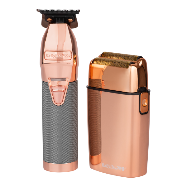 BaBylissPRO Duo Rose Gold Double Foil Shaver and Outliner Trimmer For Discount