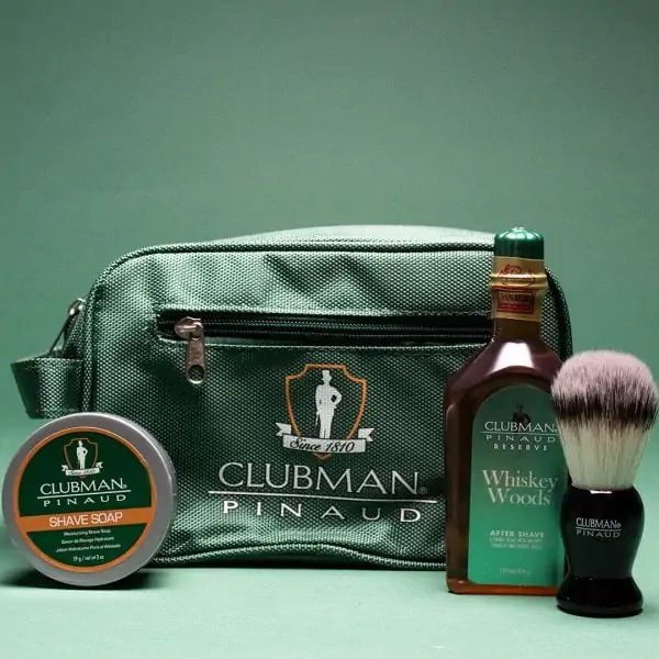 Clubman Pinaud Shave Kit - Whiskey Woods For Cheap