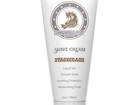 Bossman Stagecoach Shave Cream 180ml Online Hot Sale