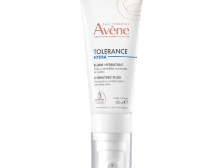 Avène Tolerance Hydra-10 Hydrating Fluid 40ml - Hyaluronic Acid Moisturiser Supply