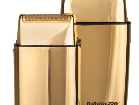 BaBylissPRO Duo Single & Double Foil Shavers - Gold Sale