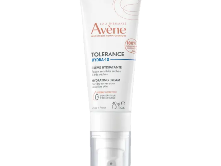 Avène Tolerance Hydra-10 Hydrating Cream 40ml - Hyaluronic Acid Moisturiser Hot on Sale