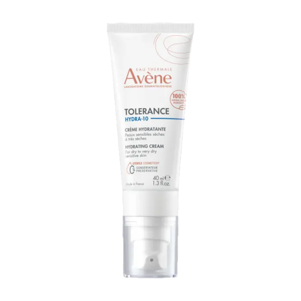 Avène Tolerance Hydra-10 Hydrating Cream 40ml - Hyaluronic Acid Moisturiser Hot on Sale