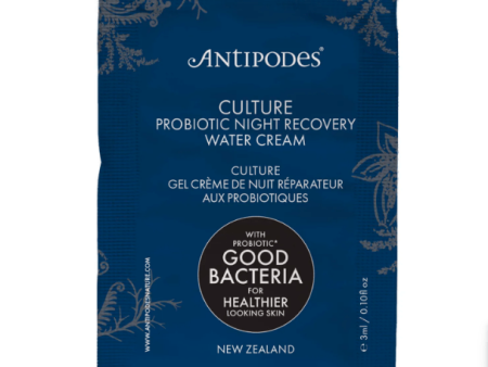 Antipodes Sample Size Culture Probiotic Night Recovery Water Cream 3ml on Sale