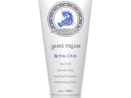 Bossman Royal Oud Shave Cream 180ml For Cheap