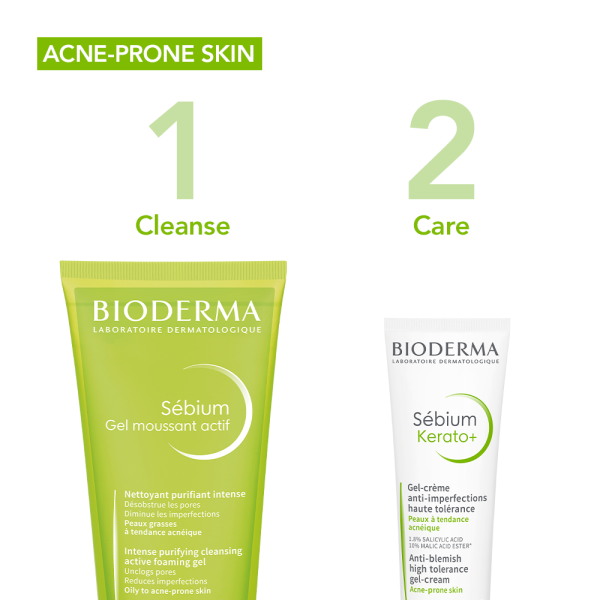 Bioderma Sebium Kerato+ Anti-blemish Gel Cream for Acne-Prone Skin 30ml Supply