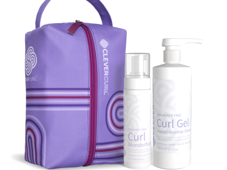 Clever Curl Fragrance Free Wonderfoam & Humid Weather Gel Duo Pack Fashion