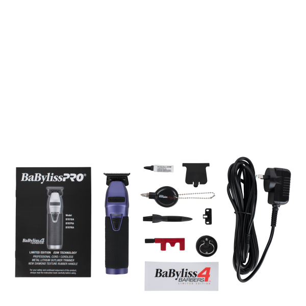 BaBylissPRO PurpleFX Skeleton Lithium Hair Trimmer Online Hot Sale