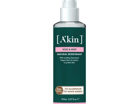 A kin Rose & Mint Spray Deodorant 150ml For Sale